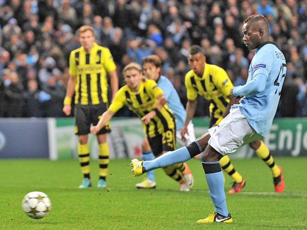 Mario Balotelli saves Roberto Mancini’s blushes