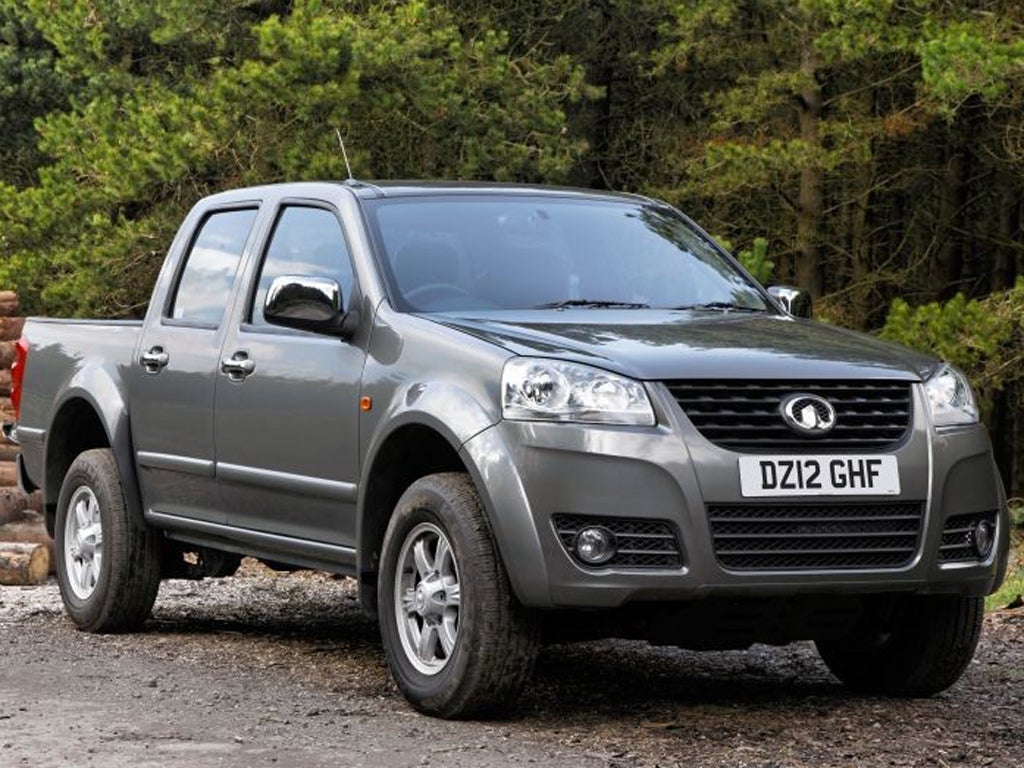 This truck from Great Wall is the first Chinese-built car to go on sale in Britain