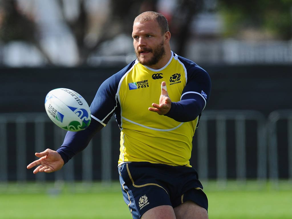 Scotland prop Euan Murray