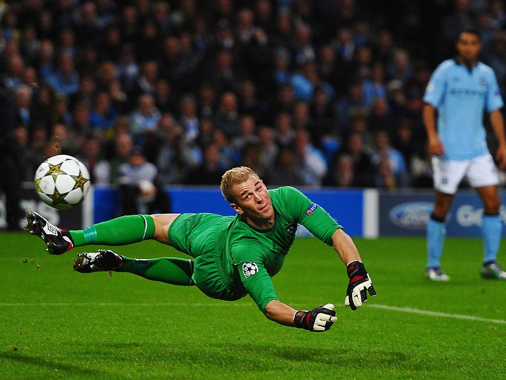 Manchester City goalkeeper Joe Hart