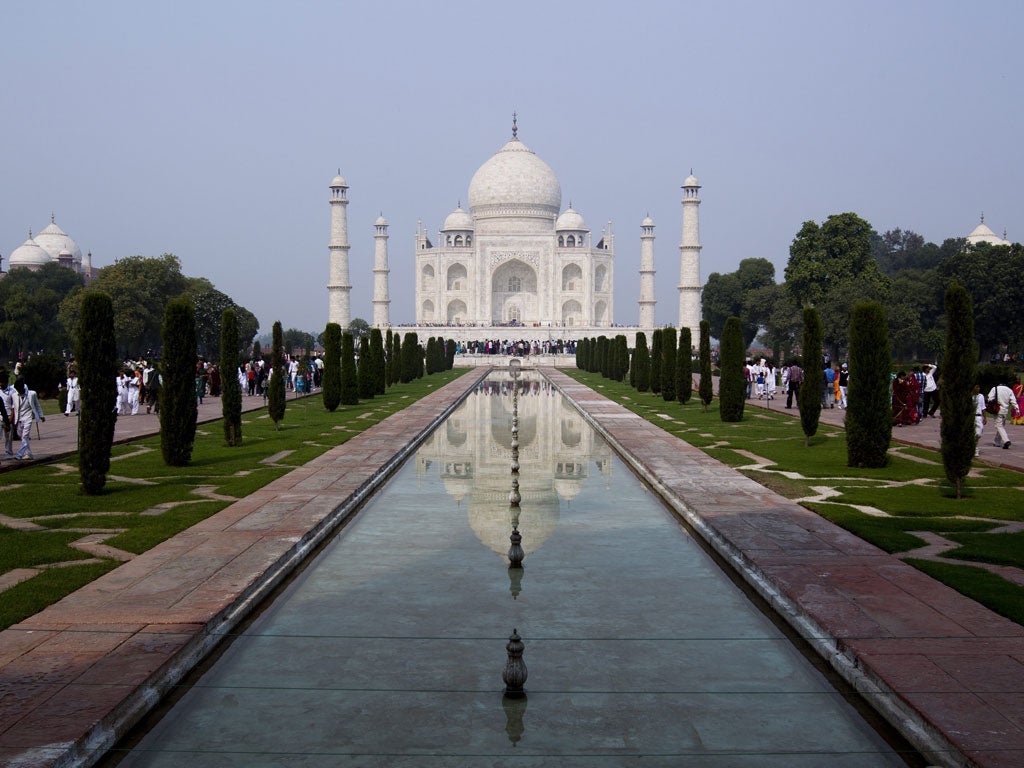 The Taj Mahal in Agra, backdrop to a cross-culture tragedy