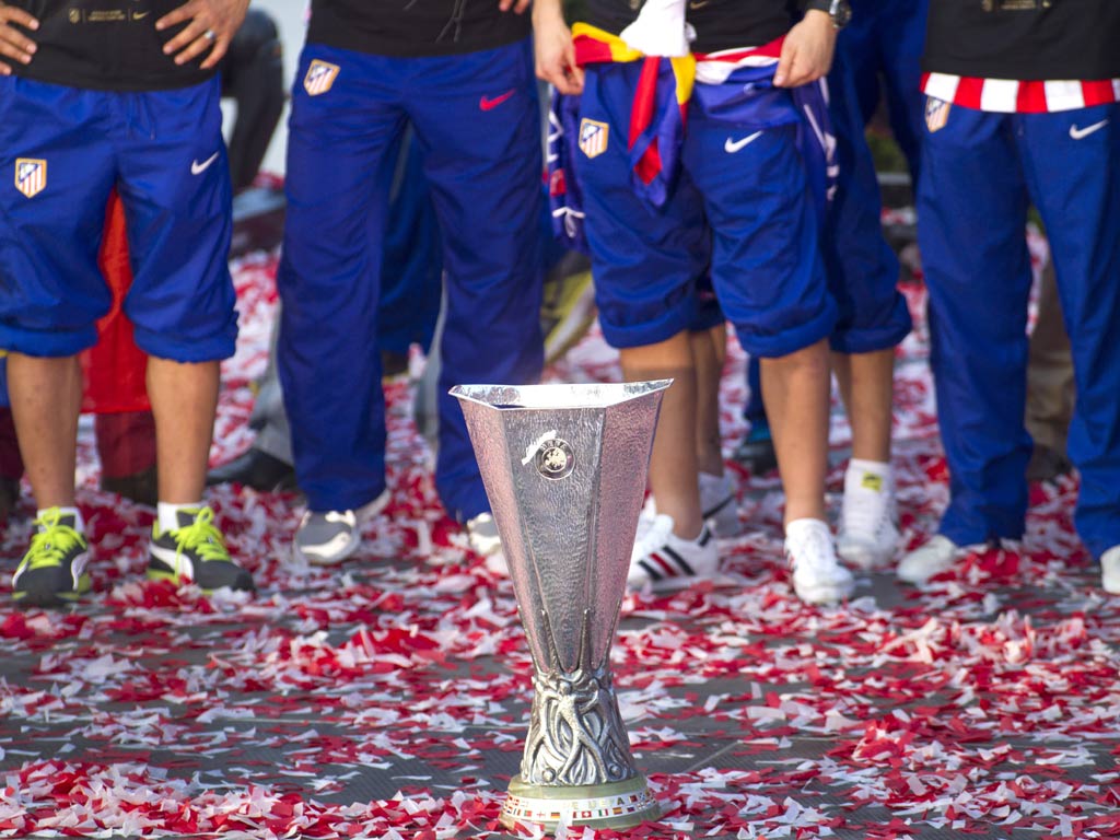 The Europa League trophy