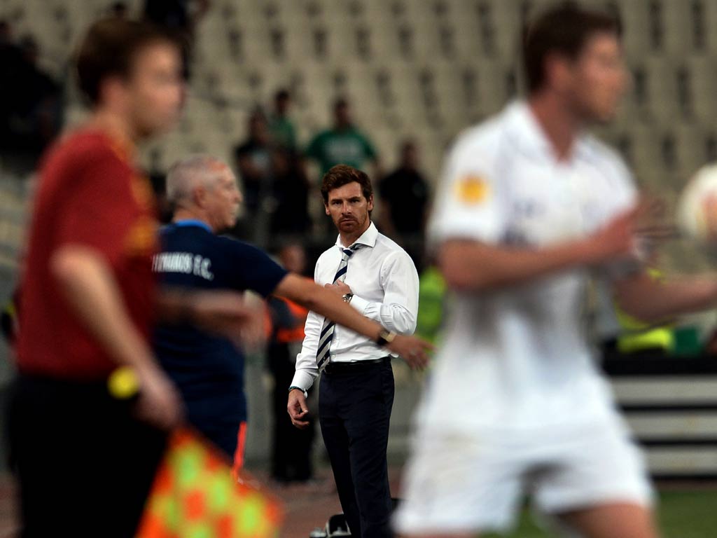 Tottenham manager Andre Villas-Boas