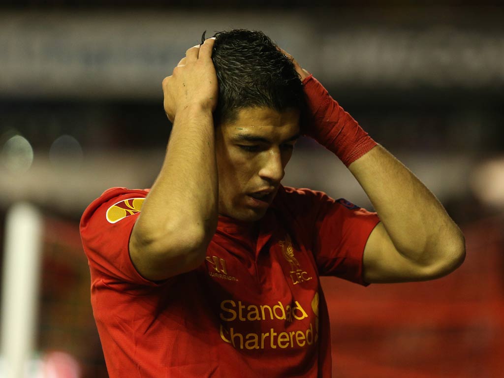 Liverpool striker Luis Suarez