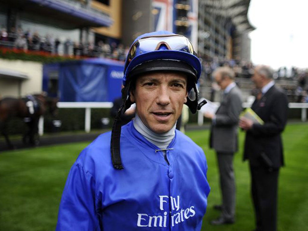 Frankie Dettori will ride Camelot for Aidan O’Brien tomorrow