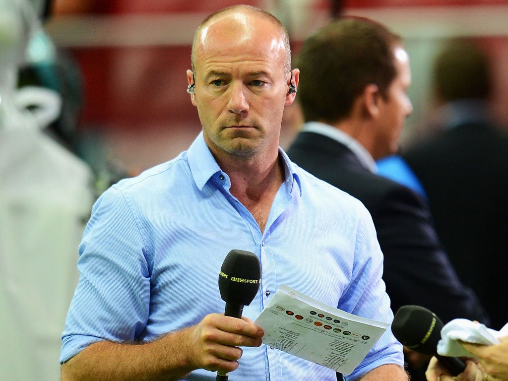 Favourite son: former Blackburn striker Alan Shearer eyes boss's job