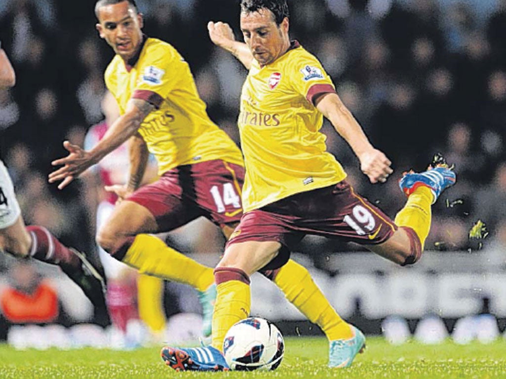 Arsène Wenger said Santi Cazorla was a ‘pleasure to watch’