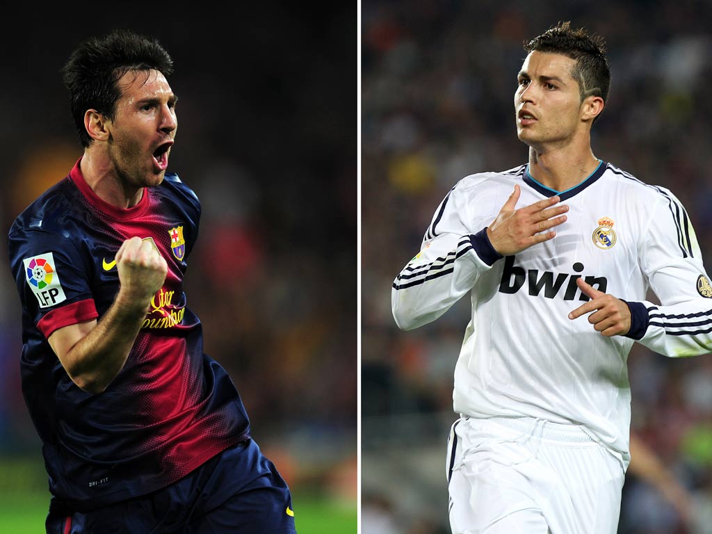 Lionel Messi and Cristiano Ronaldo