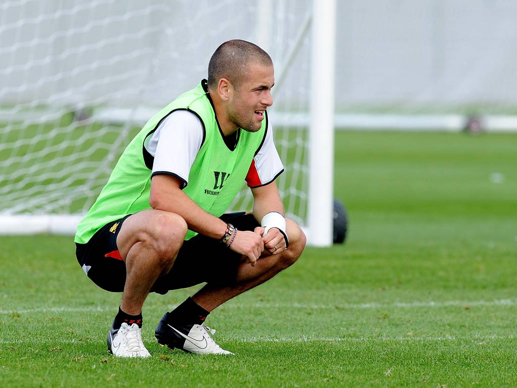 Liverpool midfielder Joe Cole