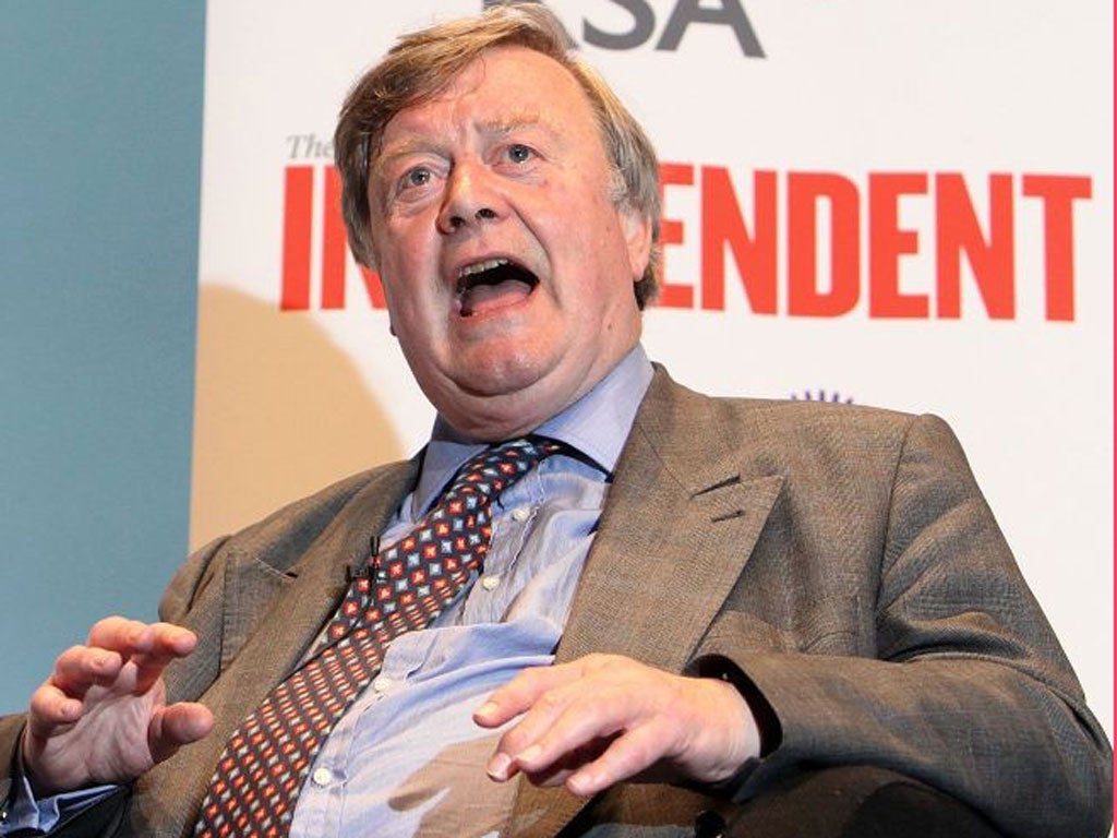 Ken Clarke at yesterday’s fringe meeting in assocation with RSA