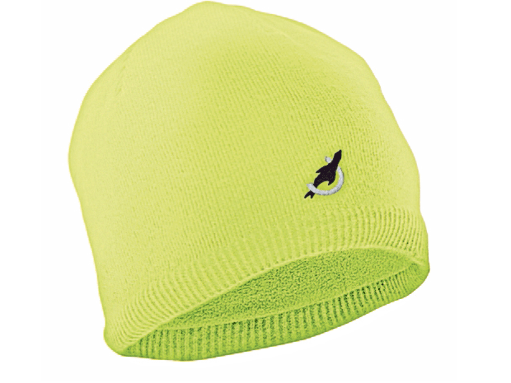 <p>{1} Sealskinz Hi-Vis Waterproof Beanie</p>
<p>This hat has a very clever construction: on the outside it's made of a knitted acrylic, which sees off all but the heaviest wind and rain that the season can throw at you, while on the inside it has a micro