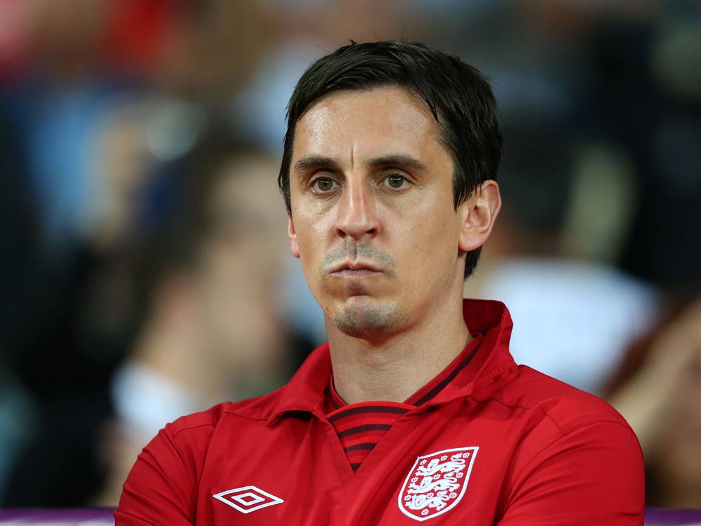 England coach Gary Neville