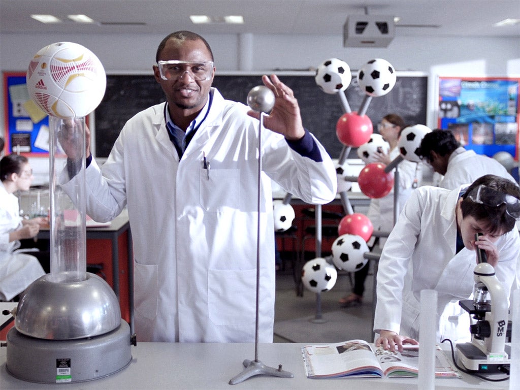 Patrick Vieira lends support to the PASS initiative to increase access to education