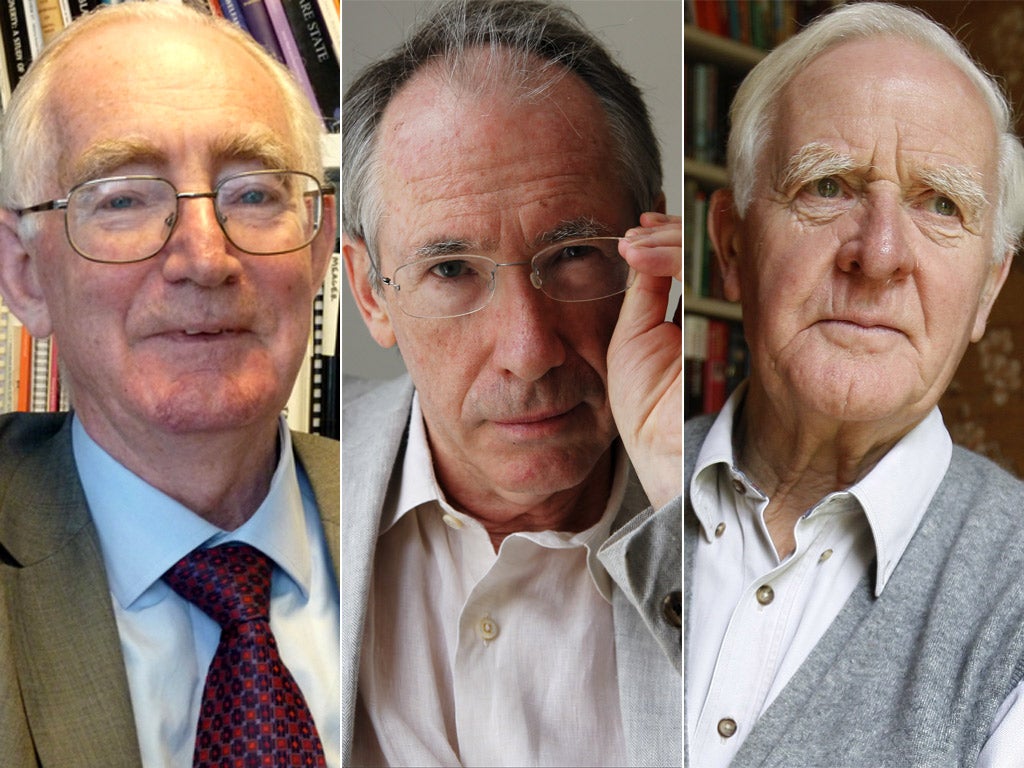 Anthony Atkinson, Ian McEwan and John le Carré
