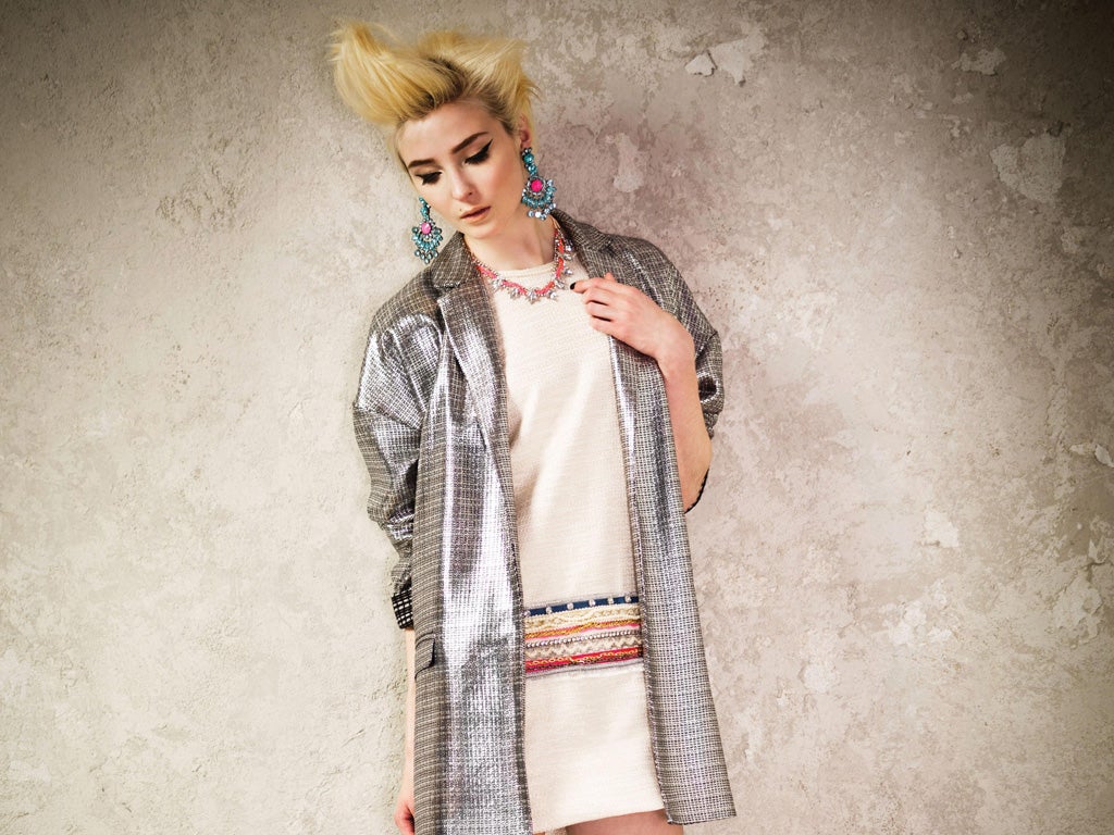 Hi-ho silver: jacket £50, riverisland.com