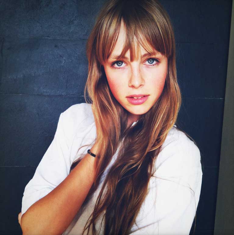 Face to watch: Edie Campbell has worked on campaigns for Stella McCartney, Marc Jacobs and Burberry while juggling her modelling career with a degree in Art History at the Courtauld Institute