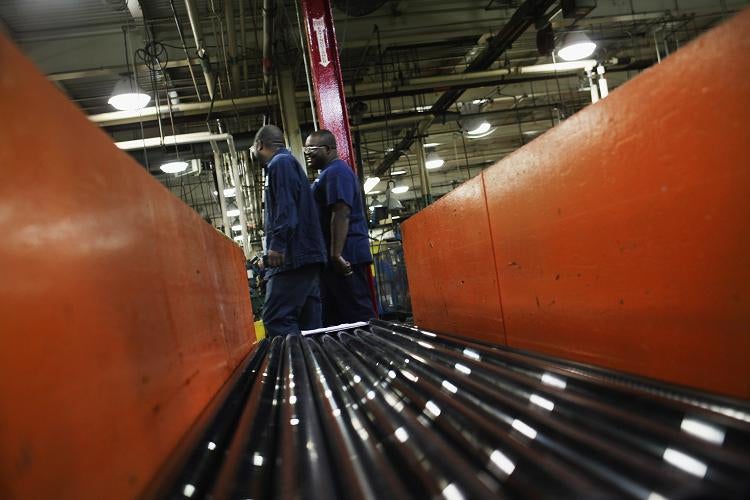 American factories may be doing better with exports than figures first suggest