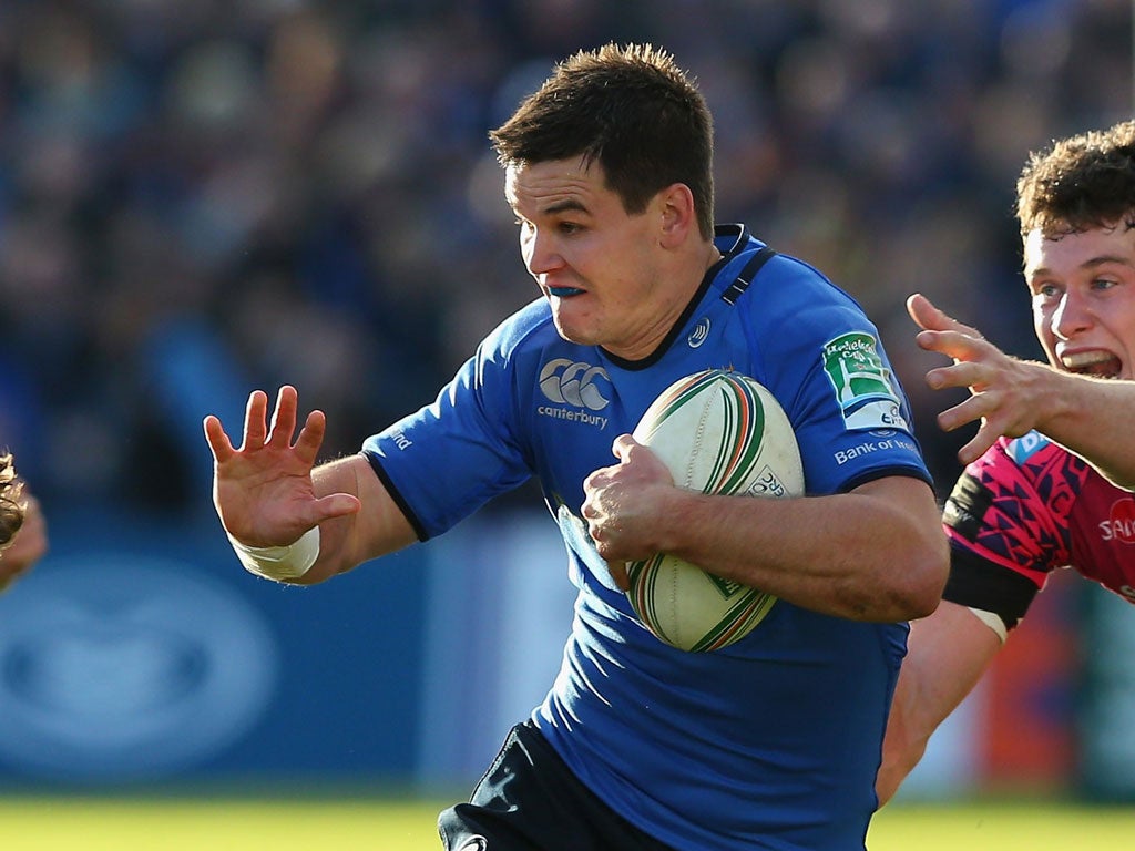 Sexton was off target with his first shot at the posts, but converted his second after Hayes, the Exeter captain, had been caught offside