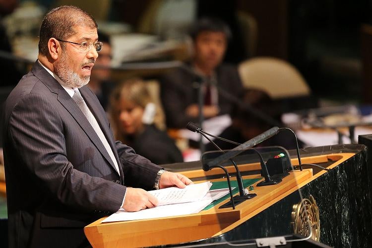 Egypt's President Mohammed Morsi