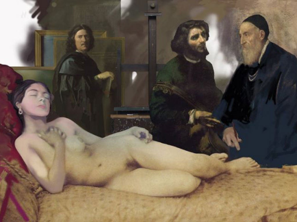 Part of the "Balzac" triptych 'Le Chef-d'oeuvre Inconnu'