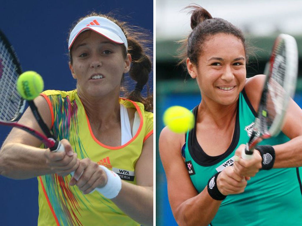 Laura Robson and Heather Watson