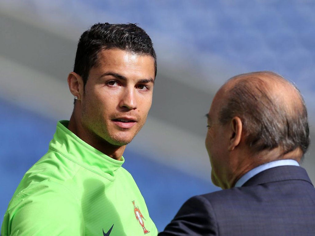 Cristiano Ronaldo is poised to win his 100th cap in the World Cup qualifier tonight