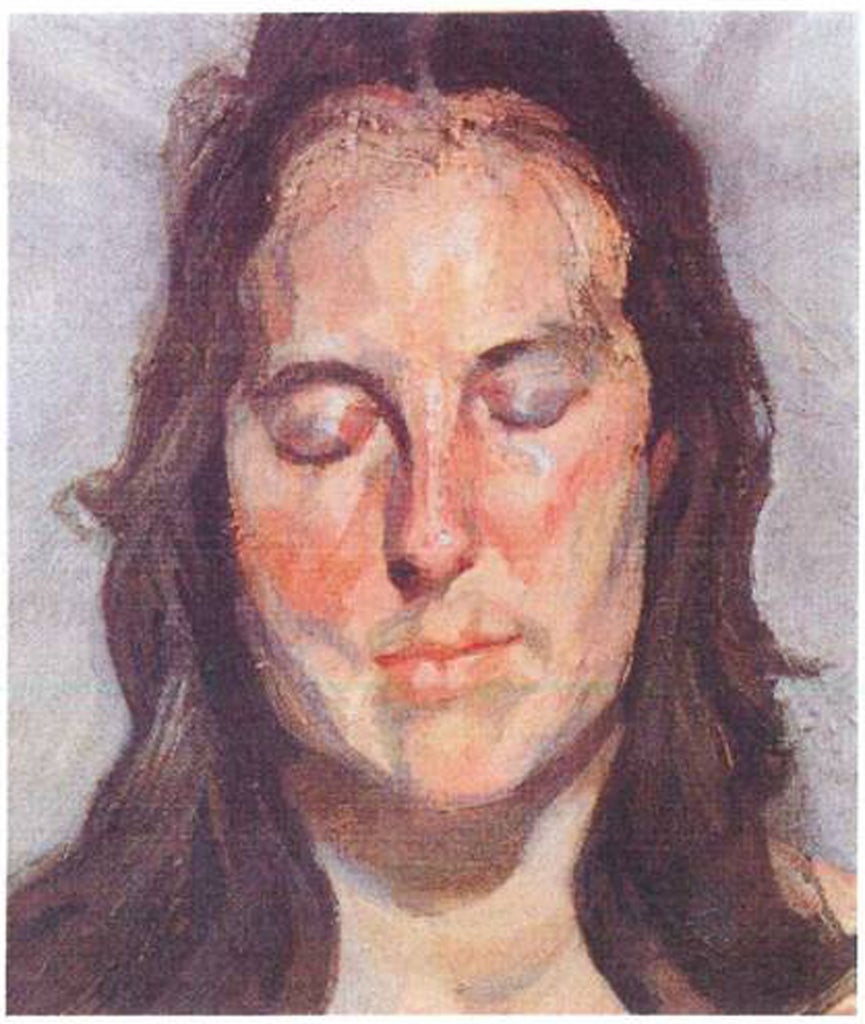 Dutch police handout shows the painting "Woman with Eyes Closed "by Lucian Freud stolen during a break-in at Rotterdam's Kunsthal museum October 16, 2012.