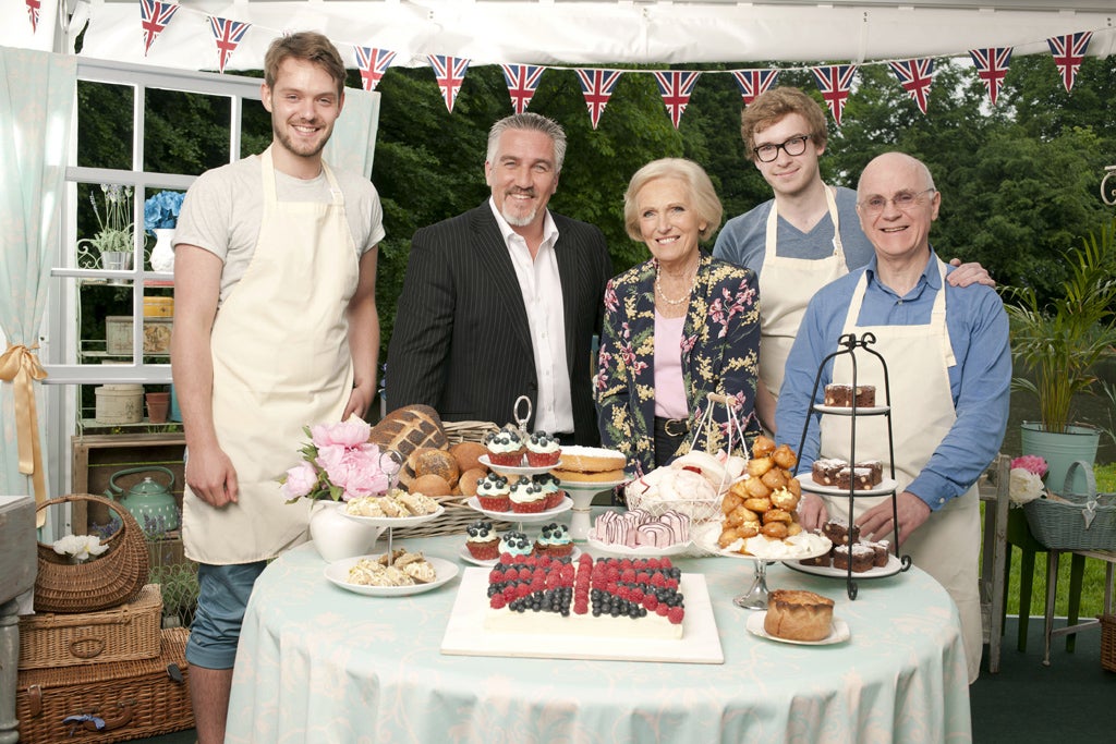 John Waite, Paul Hollywood, Mary Berry, James Morton, Brendan Lynch