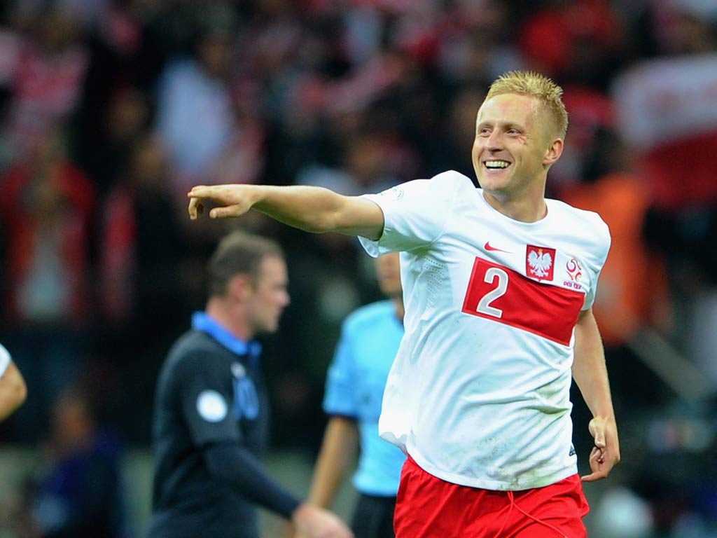 POLAND RATINGS... TYTON Could not have done much with Rooney's goal and was otherwise brisk off his line. 7/10 PISZCZEK The best player on the pitch, bombaring up and down the wing, besting Ashley Cole and