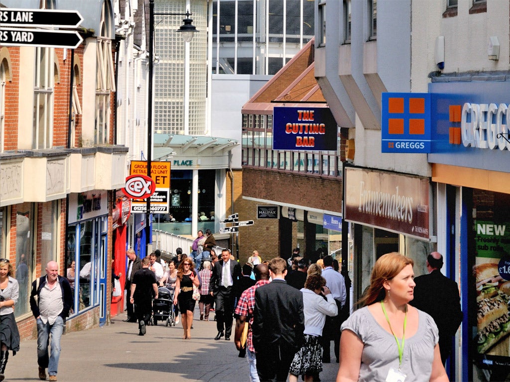 Basingstoke town centre, Hampshire