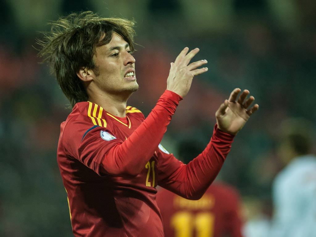 Manchester City and Spain midfielder David Silva