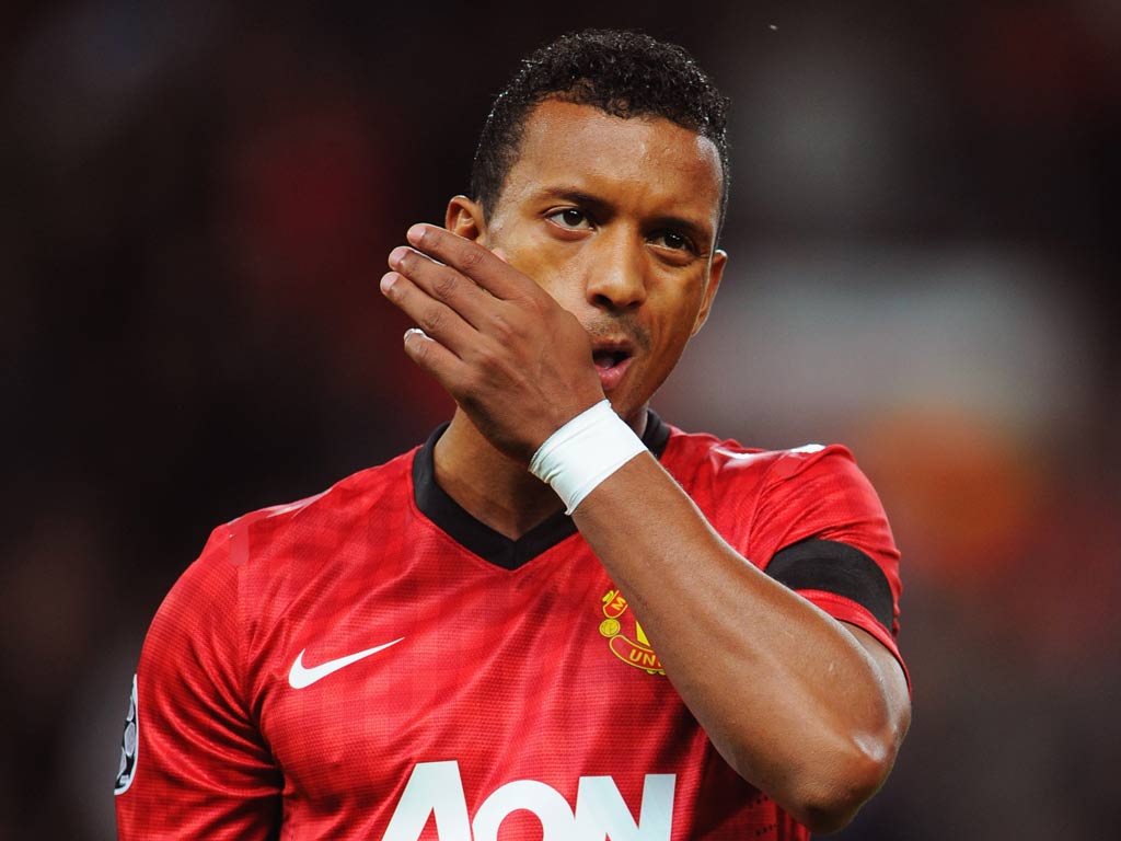 Manchester United winger Luis Nani