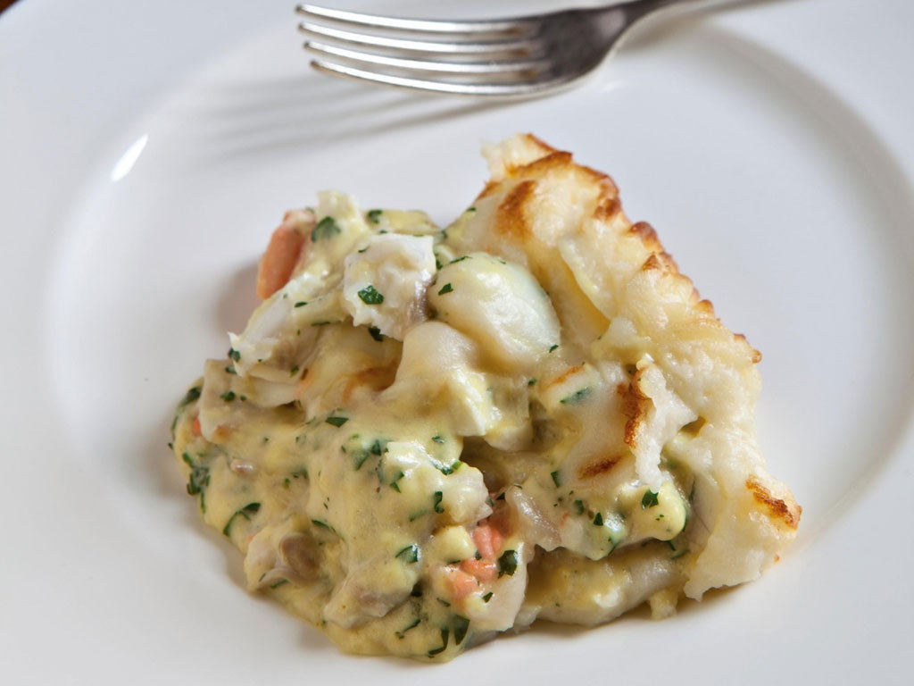 J Sheekey's fish pie by Tim Hughes