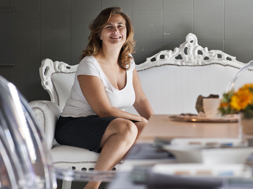 Master chocolatier Cecilia Tessieri: 'Some tuscan bread,
olive oil, baby tomatoes and basil, and I'm in heaven'