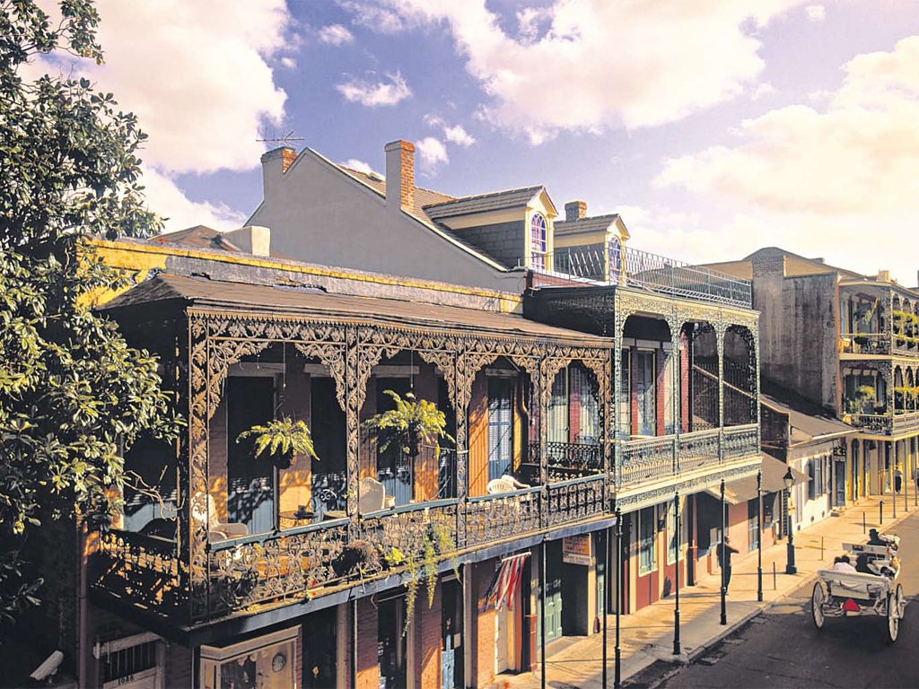 Jazzed-up: New Orleans’ French Quarter