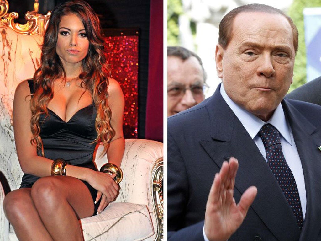 Karima “Ruby” El Mahroug and Silvio Berlusconi