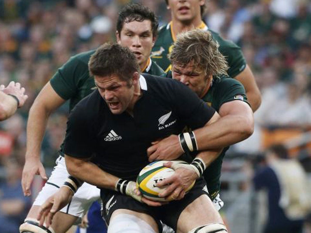 Richie McCaw has led the All Blacks to 16 Test wins in a row