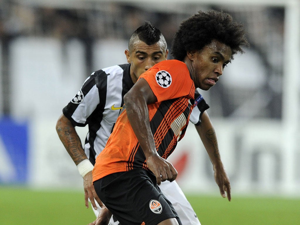 Shakhtar's highly regarded attacking midfielder Willian