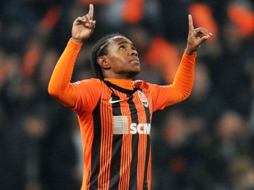 Shakhtar Donetsk’s Brazilian forward Willian was a target for Spurs