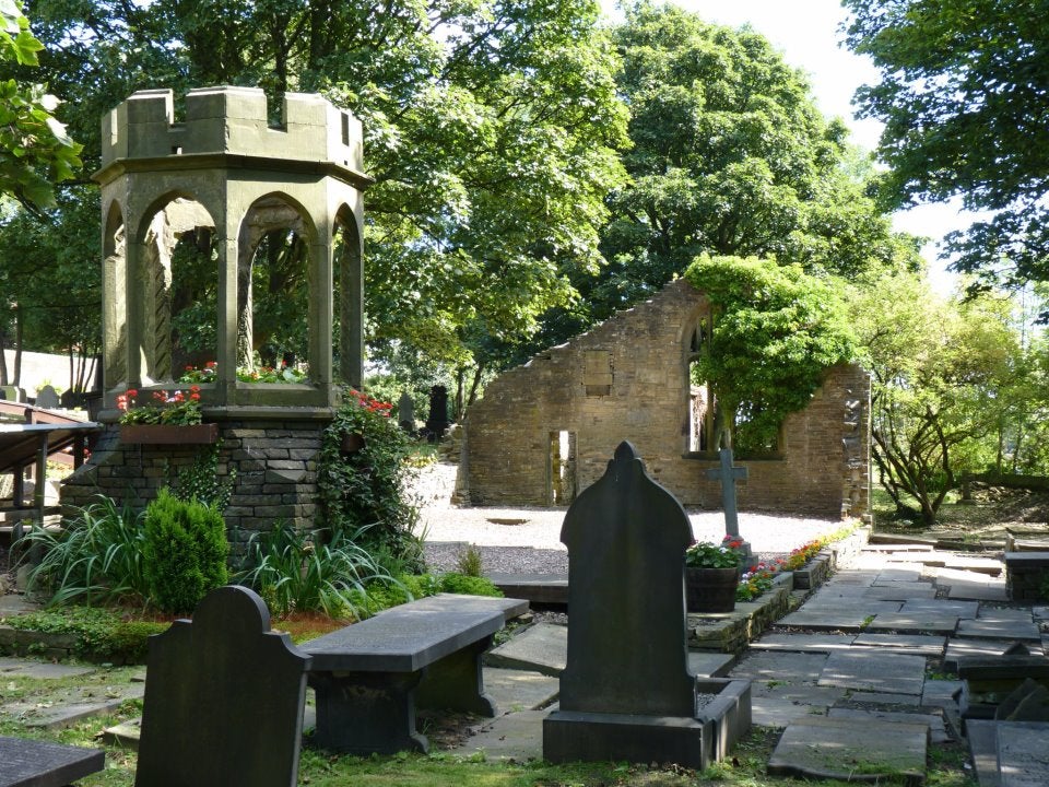 Brontë Bell Chapel before stone thieves 'desecrated' it