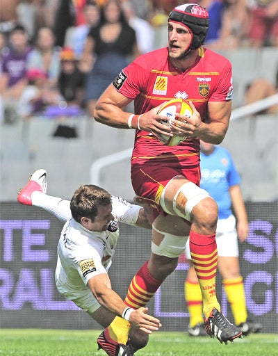 Luke Charteris joined Perpignan in May