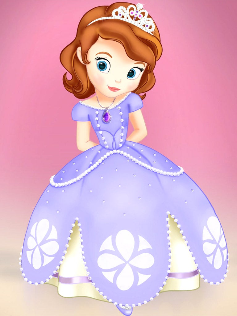 Princess Sofia, star of the TV film Sofia the First: Once Upon a Princess