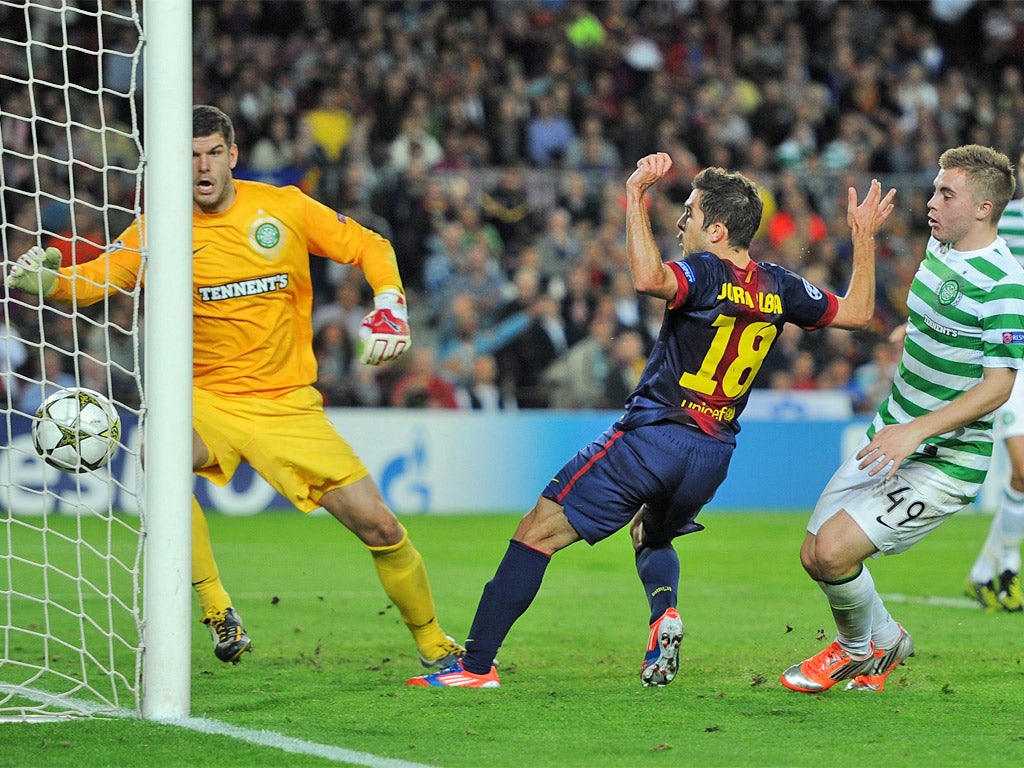 Jordi Alba scored a dramatic late winner for Barcelona