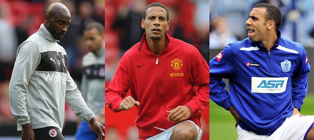 Jason Roberts, Rio Ferdinand and his brother Anton