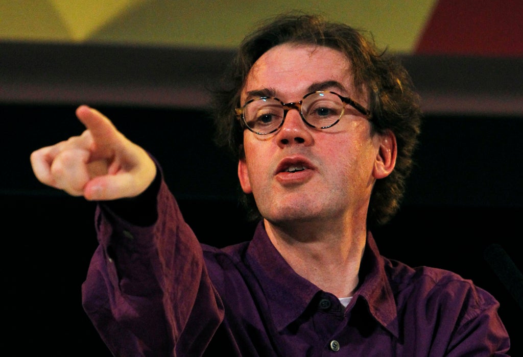 Edinburgh International Festival director, Jonathan Mills, speaks during a news conference on the 2010 festival in Edinburgh