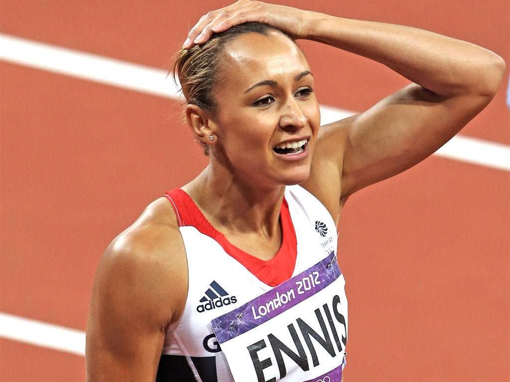 Golden standard-bearer: Jessica Ennis