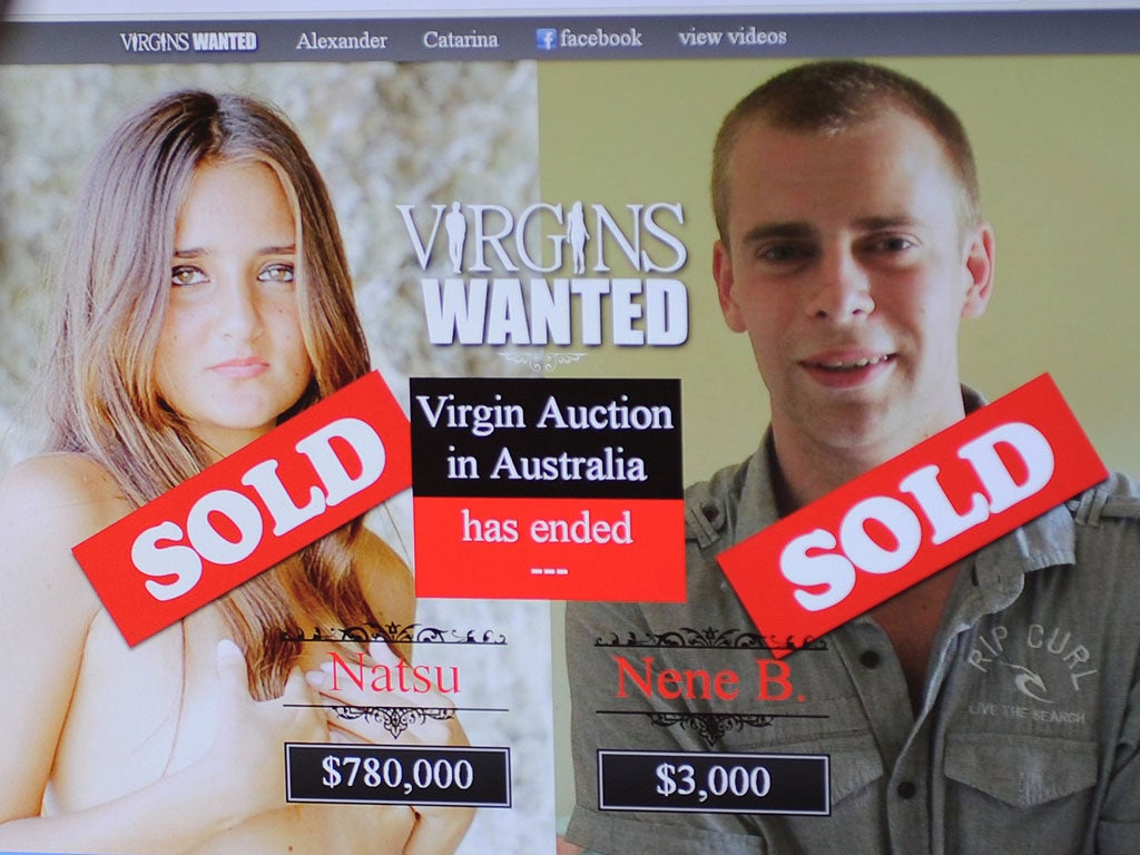 Virginity auction