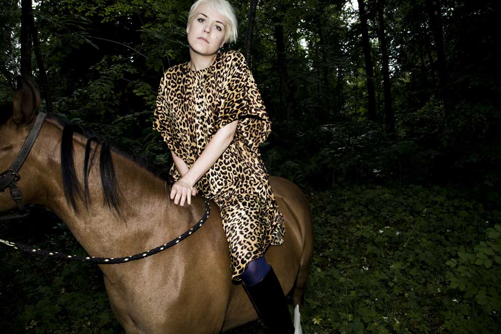 Riding high: Frida Hyvöne opens the festival on Wednesday
