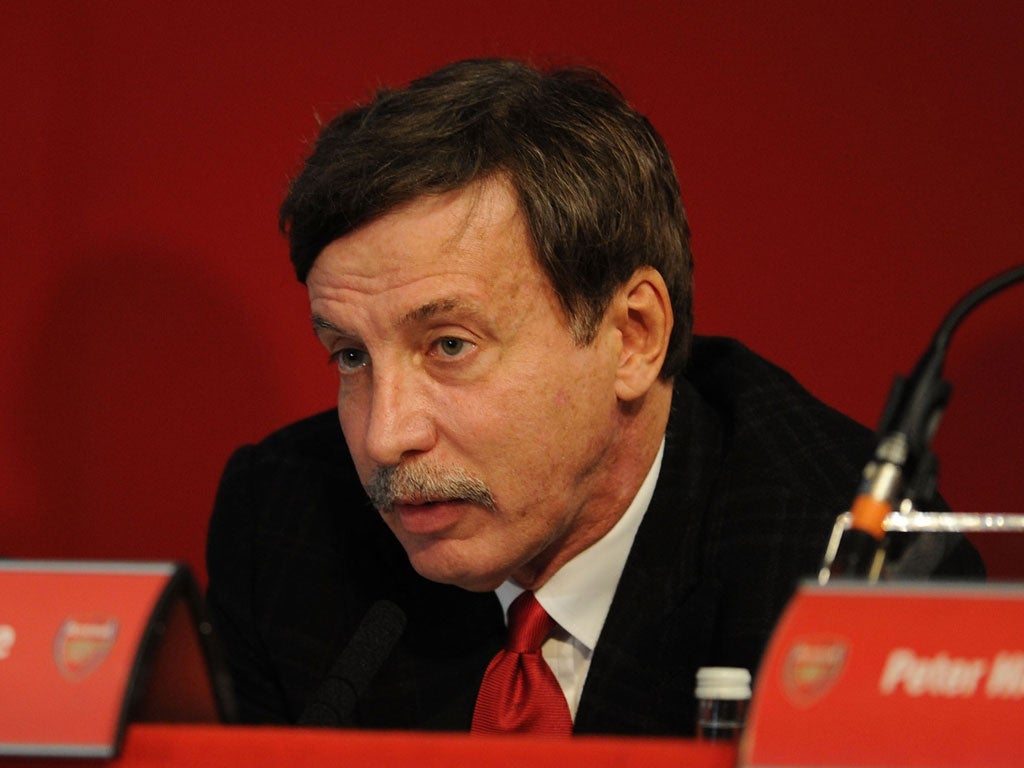 Arsenal's majority shareholder Stan Kroenke took £3m out of the club last month