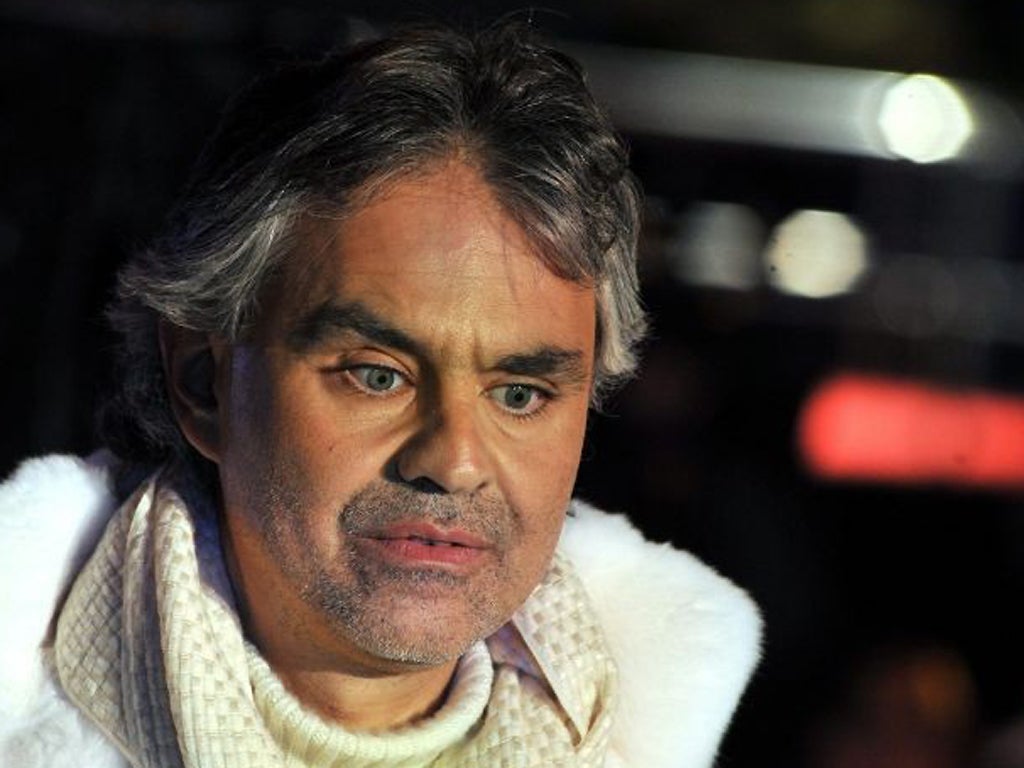 Andrea Bocelli: The Italian tenor releases his latest album, Opera, on 5 November. His new tour starts in the UK early next month
